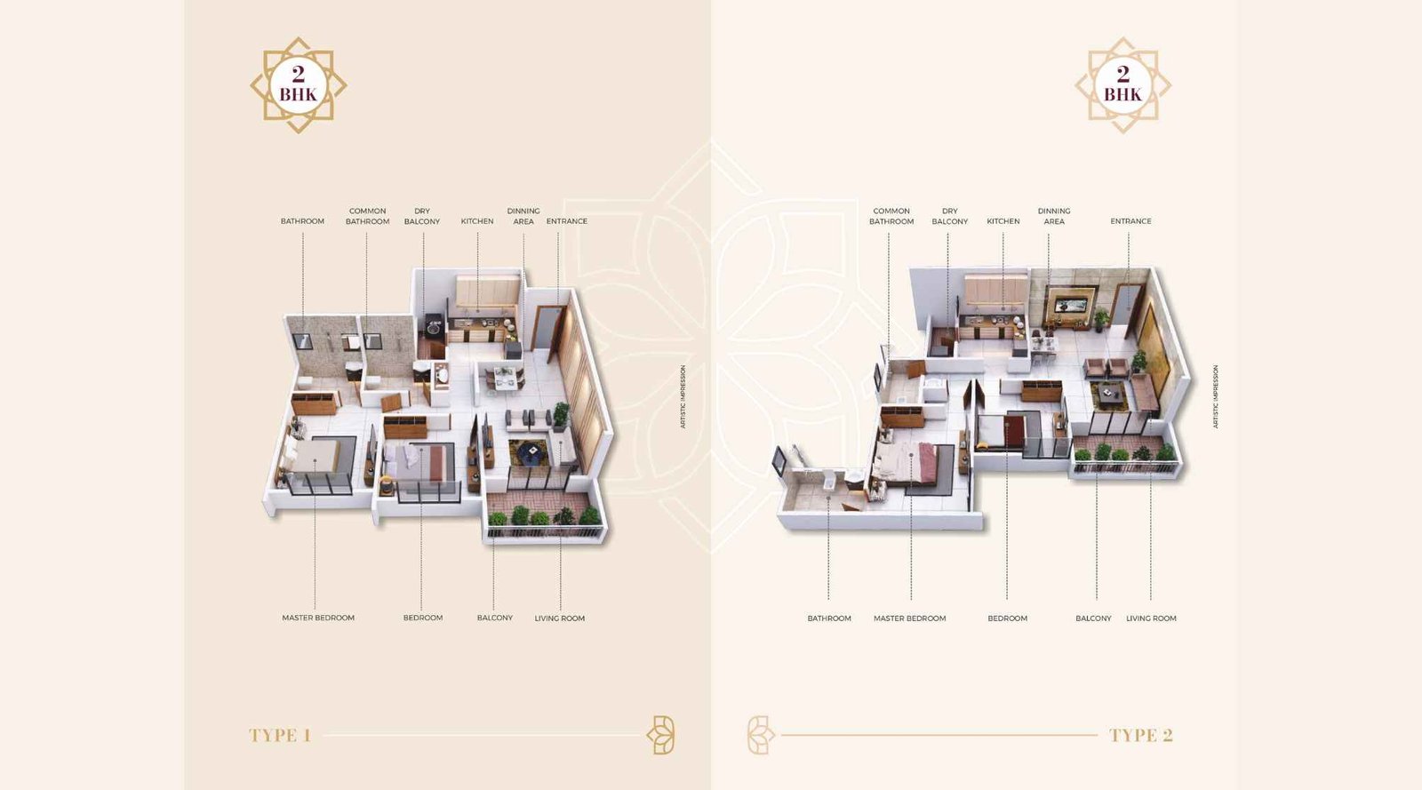 Memar-Elara-2-BHK-Unit-Plan